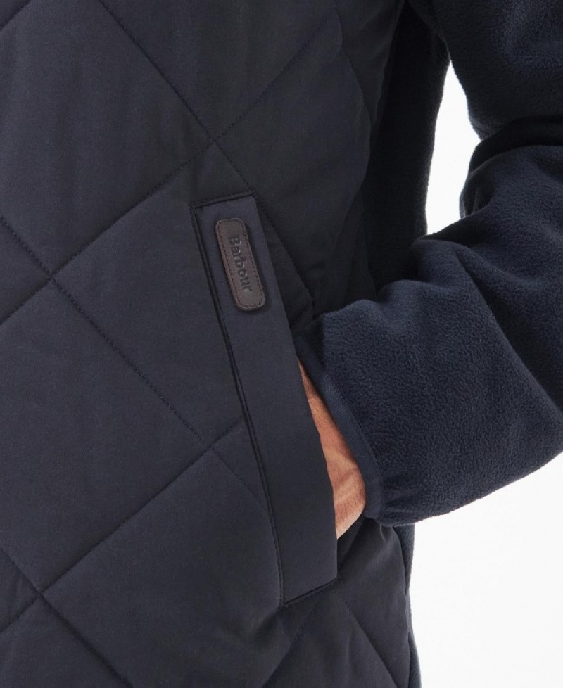 Barbour Hibrid Fleece Bleumarin | IHQS1539