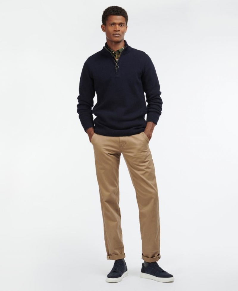 Barbour Holden Half Zip Albastri | ICCJ3726