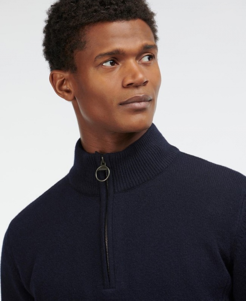 Barbour Holden Half Zip Albastri | ICCJ3726