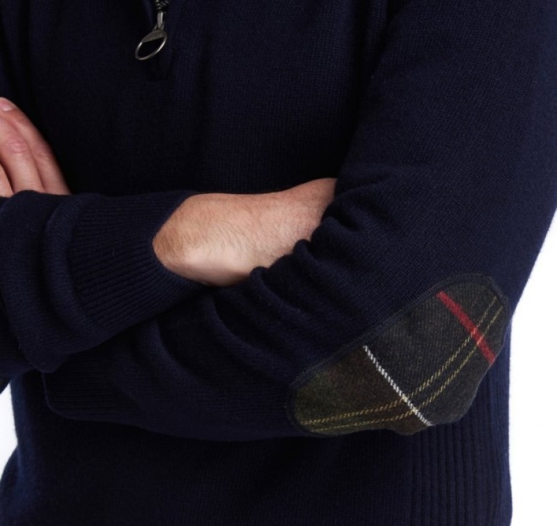 Barbour Holden Half Zip Albastri | ICCJ3726