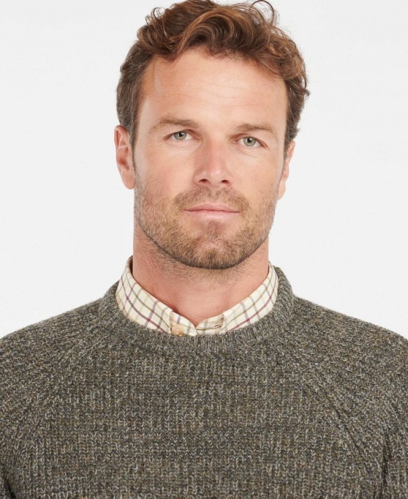 Barbour Horseford Crew Neck Verzi | RVUG6736