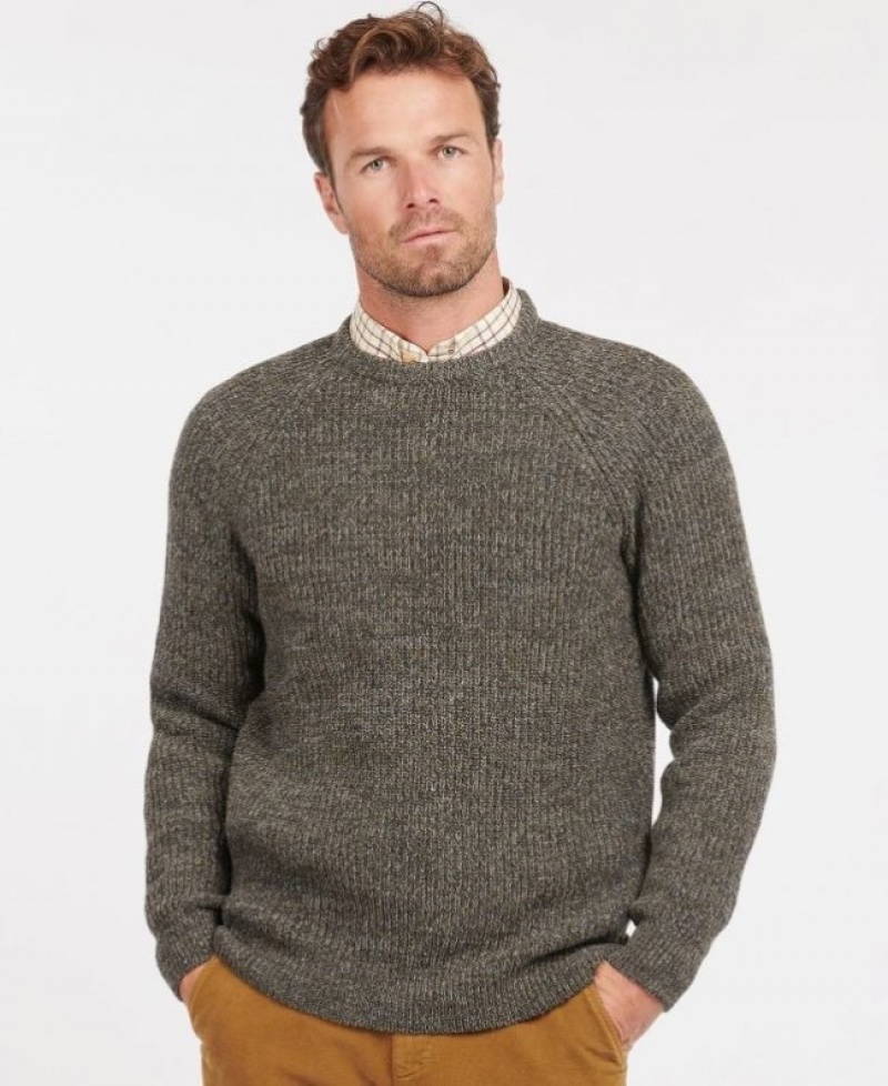 Barbour Horseford Crew Neck Verzi | RVUG6736