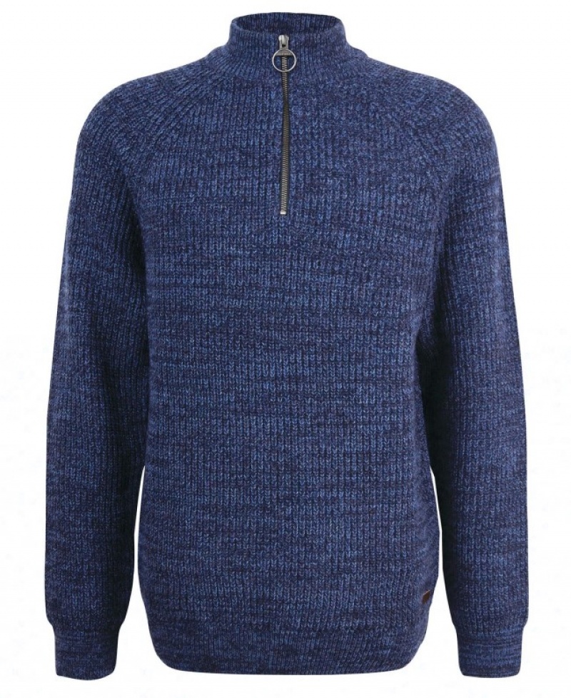 Barbour Horseford Half-Zip Bleumarin | QRLE8381