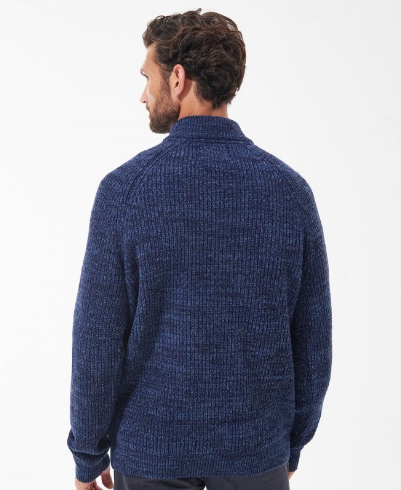 Barbour Horseford Half-Zip Bleumarin | QRLE8381