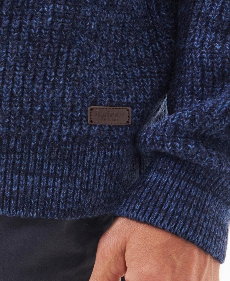 Barbour Horseford Half-Zip Bleumarin | QRLE8381