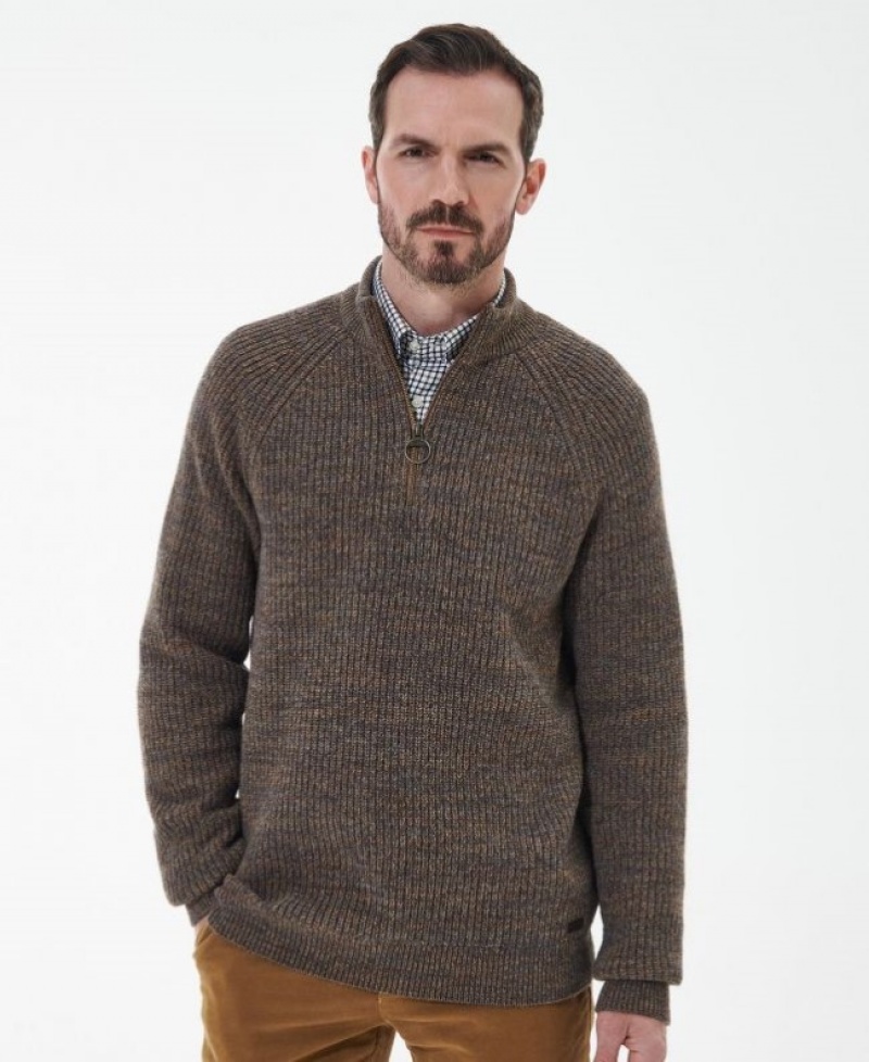 Barbour Horseford Half-Zip Maro | KJTA2864
