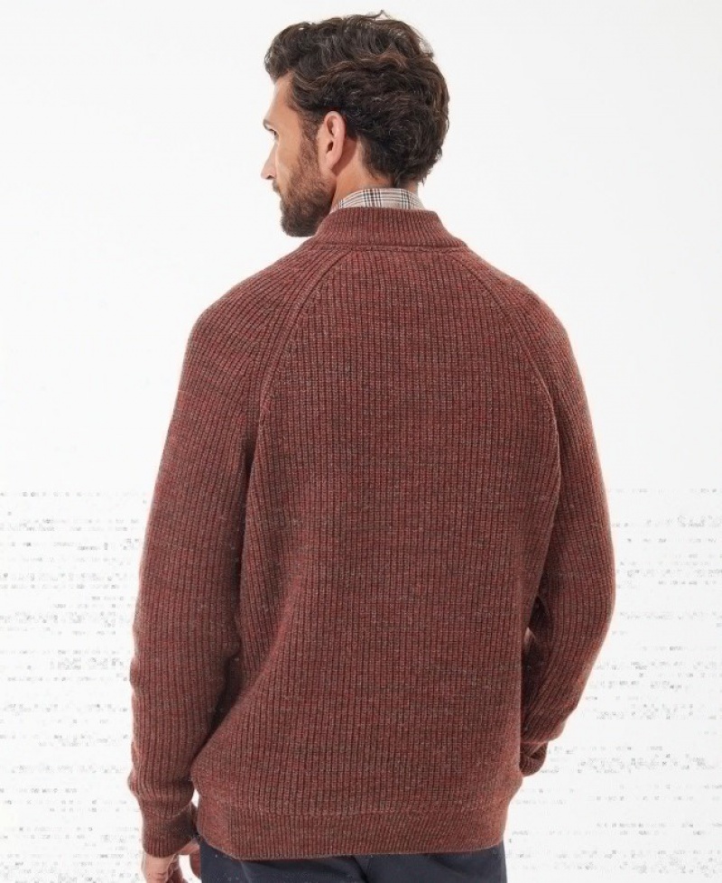 Barbour Horseford Half-Zip Portocalii | LTIA8385