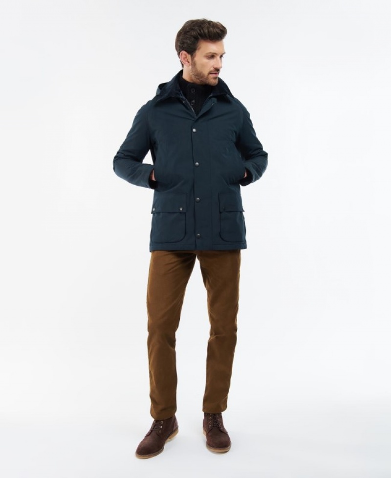 Barbour Iarnă Ashby Bleumarin | DGCK3763