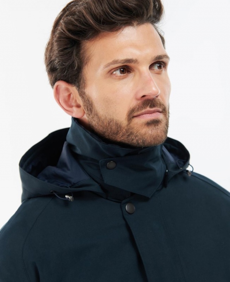 Barbour Iarnă Ashby Bleumarin | DGCK3763