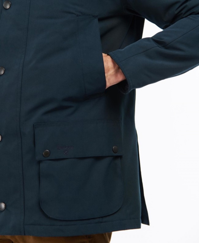 Barbour Iarnă Ashby Bleumarin | DGCK3763