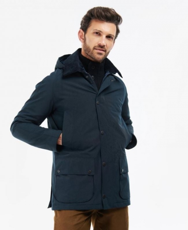 Barbour Iarnă Ashby Bleumarin | DGCK3763