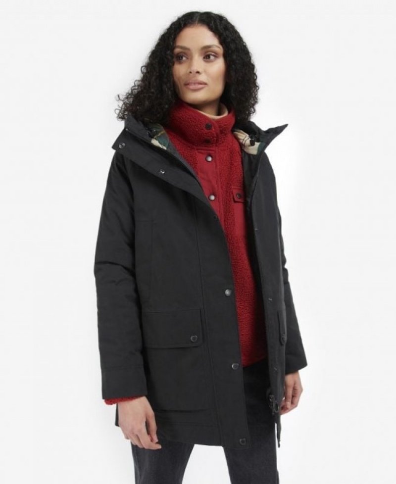 Barbour Iarnă Beadnell Negrii | TPNB6701