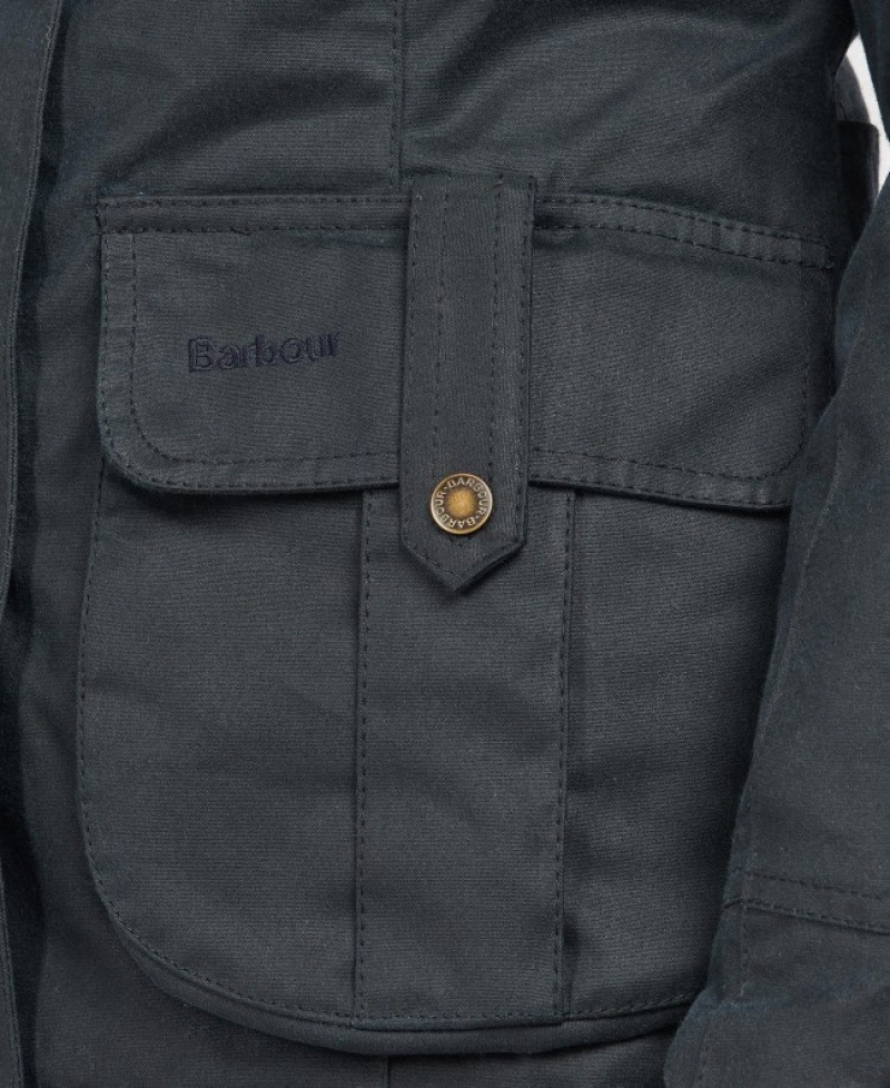 Barbour Iarnă Defence Bumbac Albastri | MPDE3849