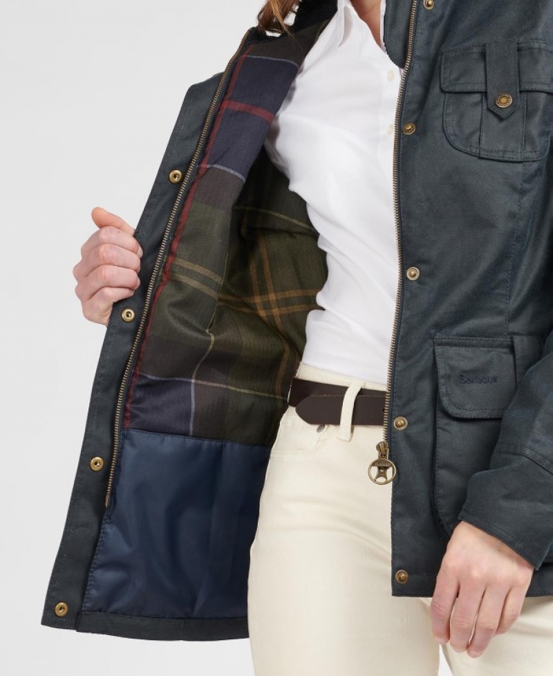 Barbour Iarnă Defence Bumbac Albastri | MPDE3849