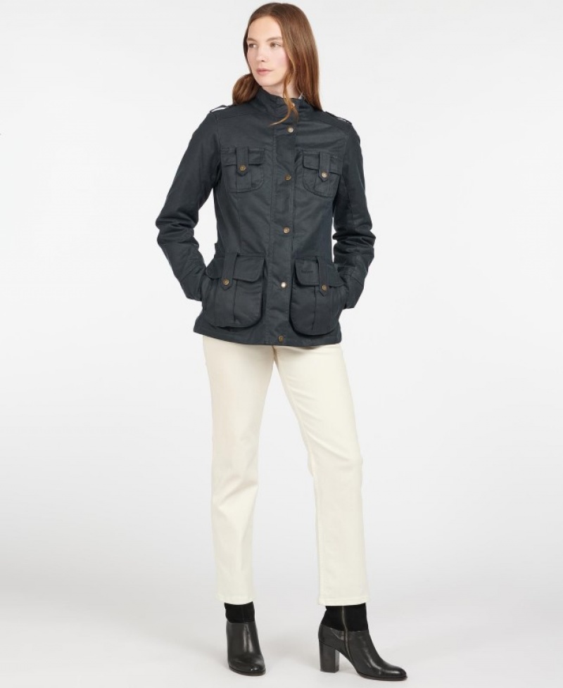 Barbour Iarnă Defence Bumbac Albastri | MPDE3849
