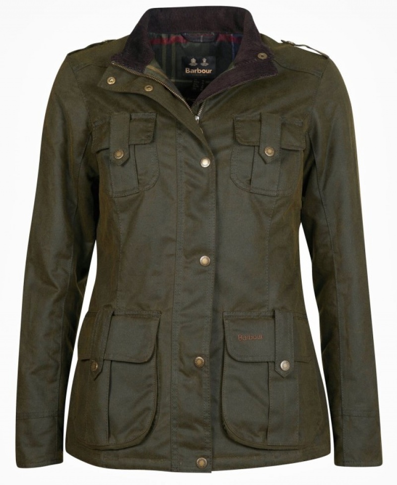 Barbour Iarnă Defence Bumbac Verzi | MROR9326