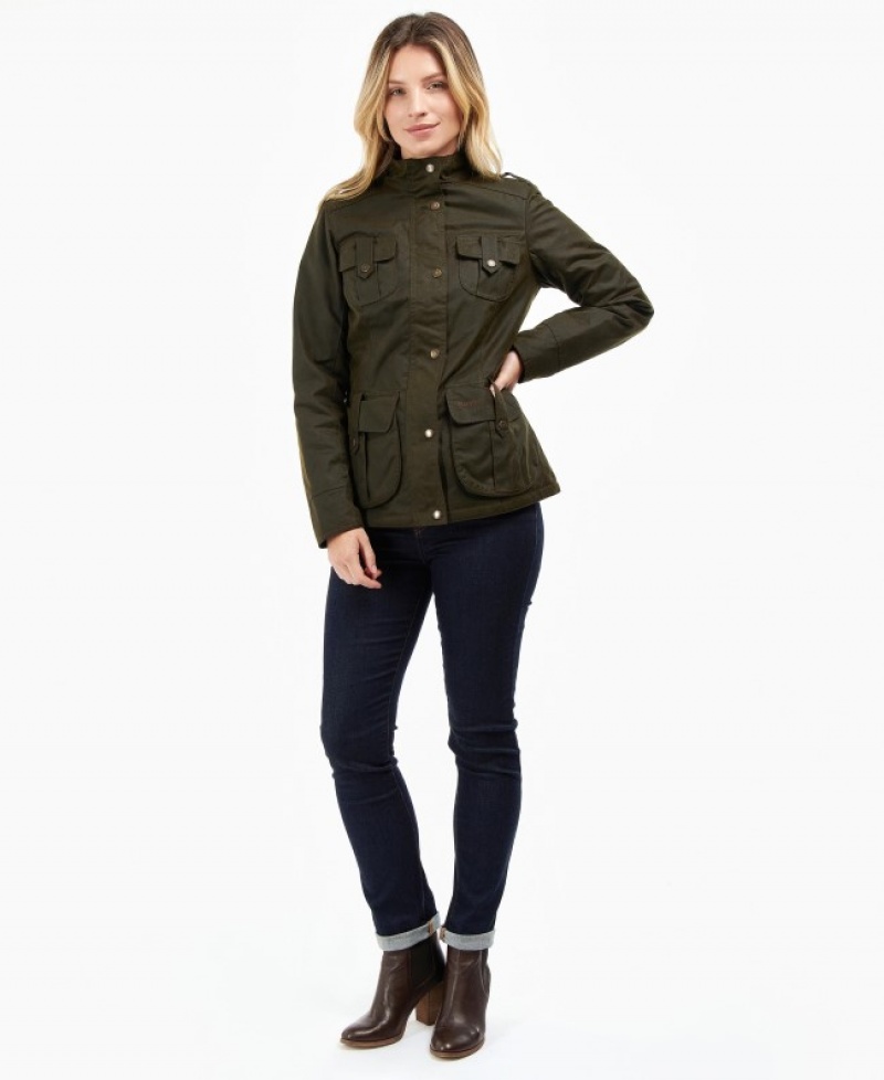Barbour Iarnă Defence Bumbac Verzi | MROR9326