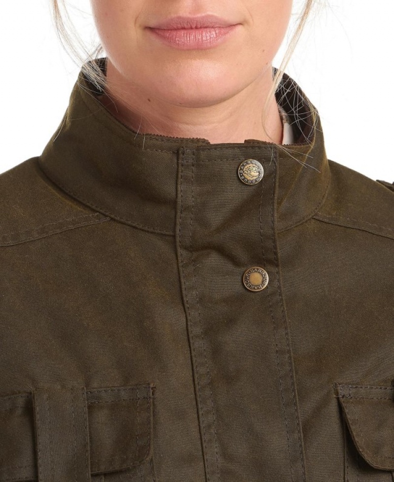 Barbour Iarnă Defence Bumbac Verzi | MROR9326