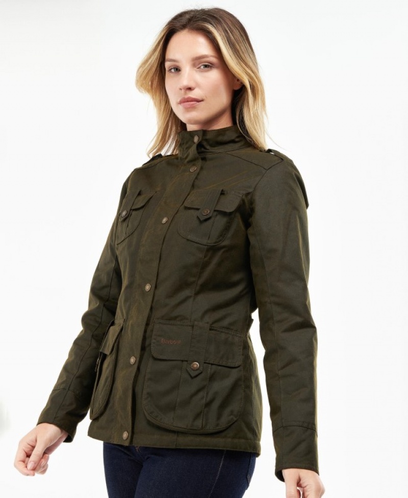 Barbour Iarnă Defence Bumbac Verzi | MROR9326