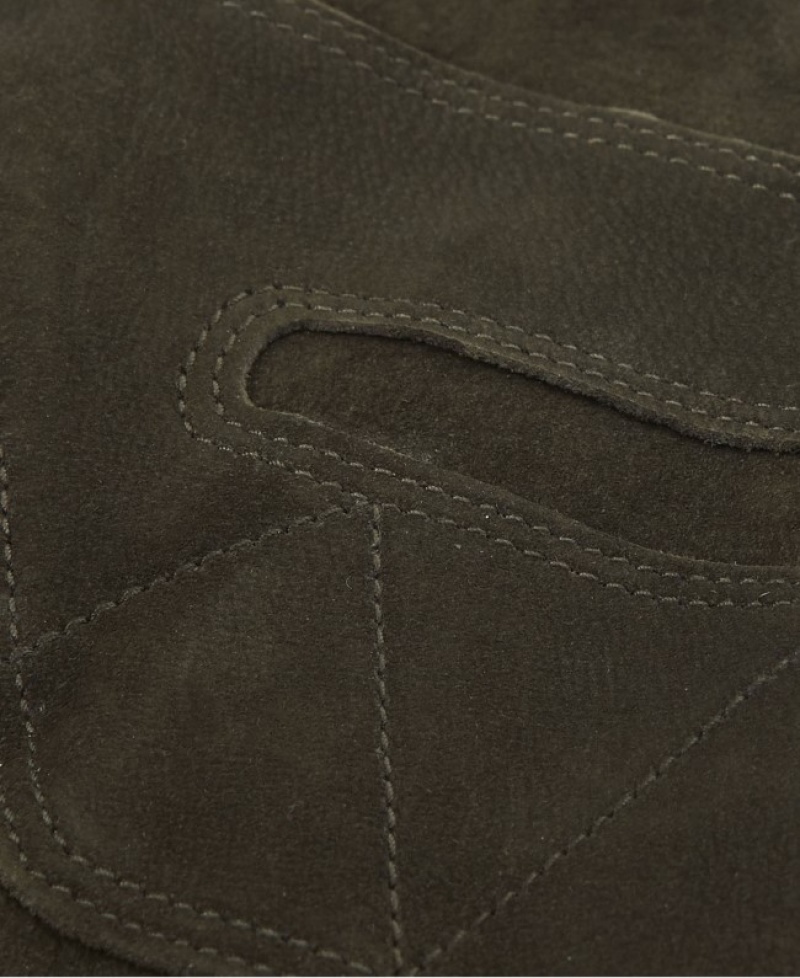 Barbour Insulated Piele Verzi | IUHU9366