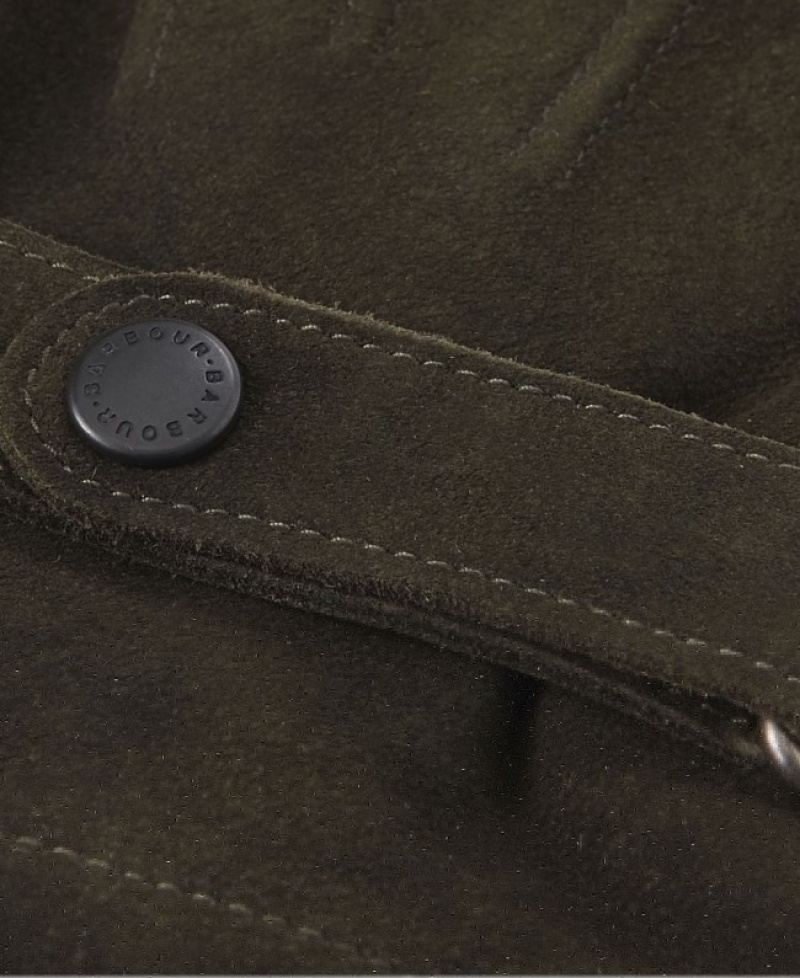 Barbour Insulated Piele Verzi | IUHU9366