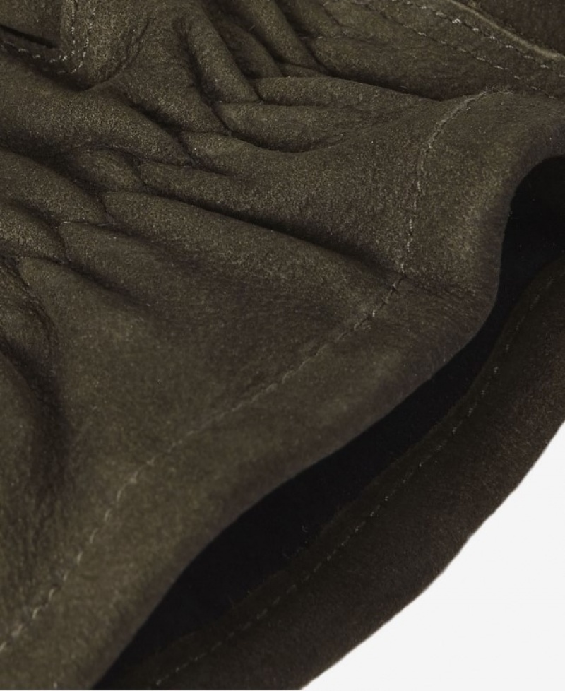Barbour Insulated Piele Verzi | IUHU9366