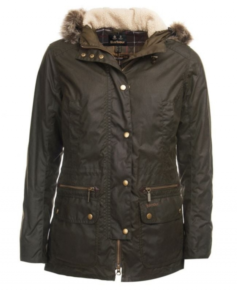 Barbour Kelsall Bumbac Parka Masline Verzi | YEBQ1757