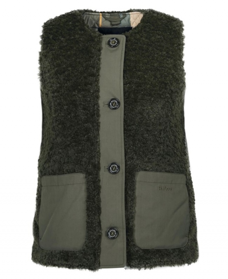 Barbour Kintra Liner Waistcoat Verzi | ZKMB8840