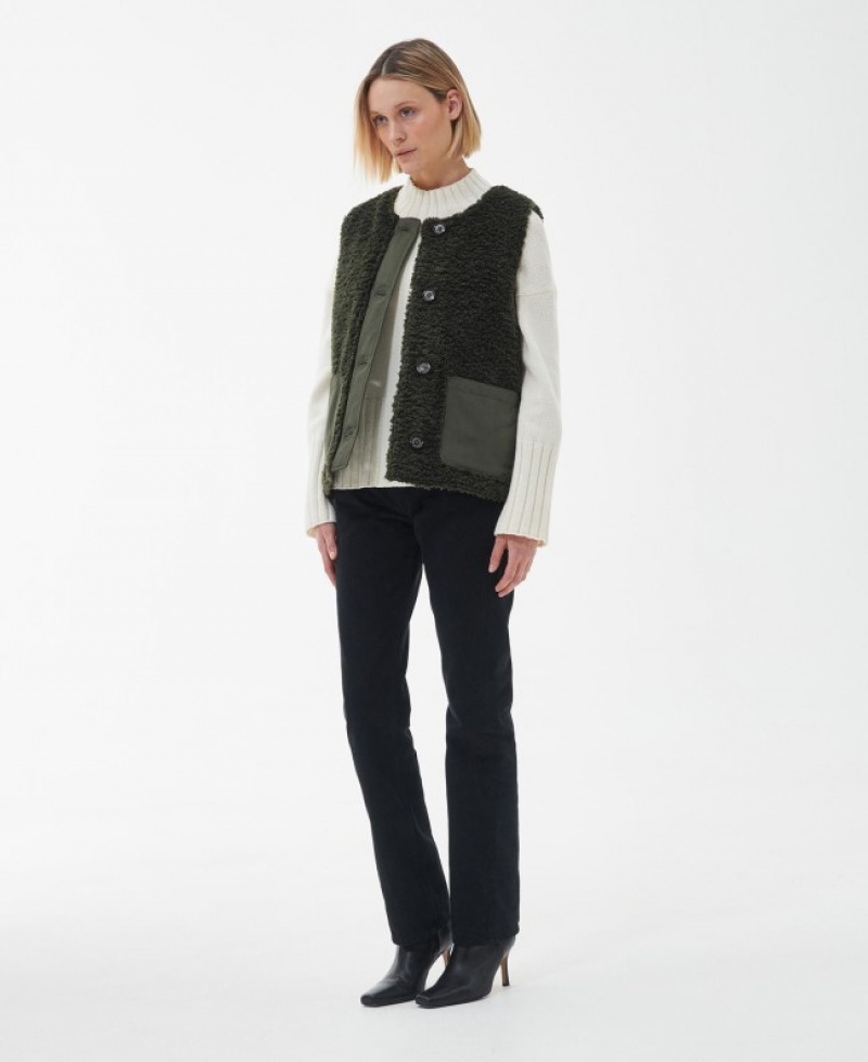 Barbour Kintra Liner Waistcoat Verzi | ZKMB8840