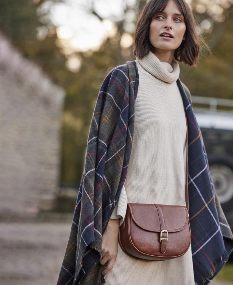Barbour Laire Medium Saddle Maro | VPLD3483