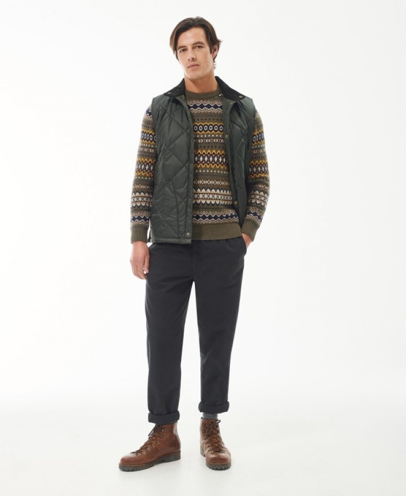 Barbour Liddesdale Gilet Verzi | WCHA3438