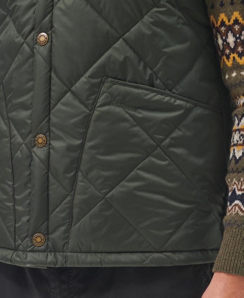 Barbour Liddesdale Gilet Verzi | WCHA3438