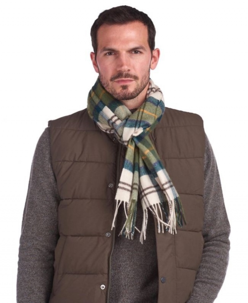 Barbour Lână Cashmere Tartan Galbeni | NCYL1943