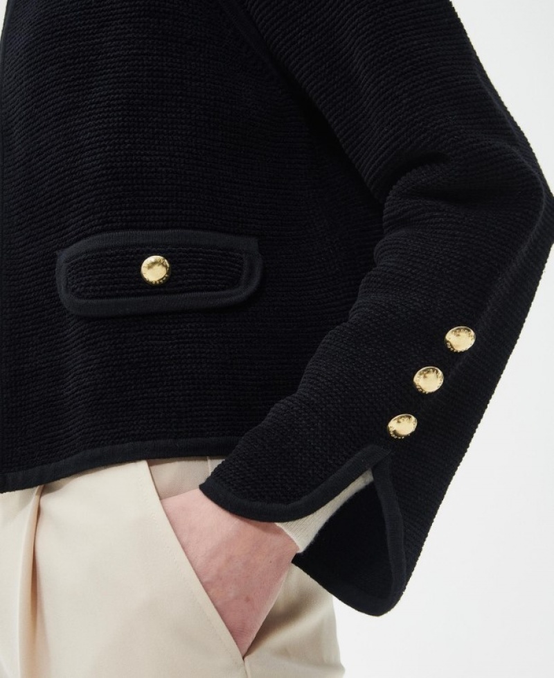 Barbour Loretta Tricotate Negrii | IDUF0881