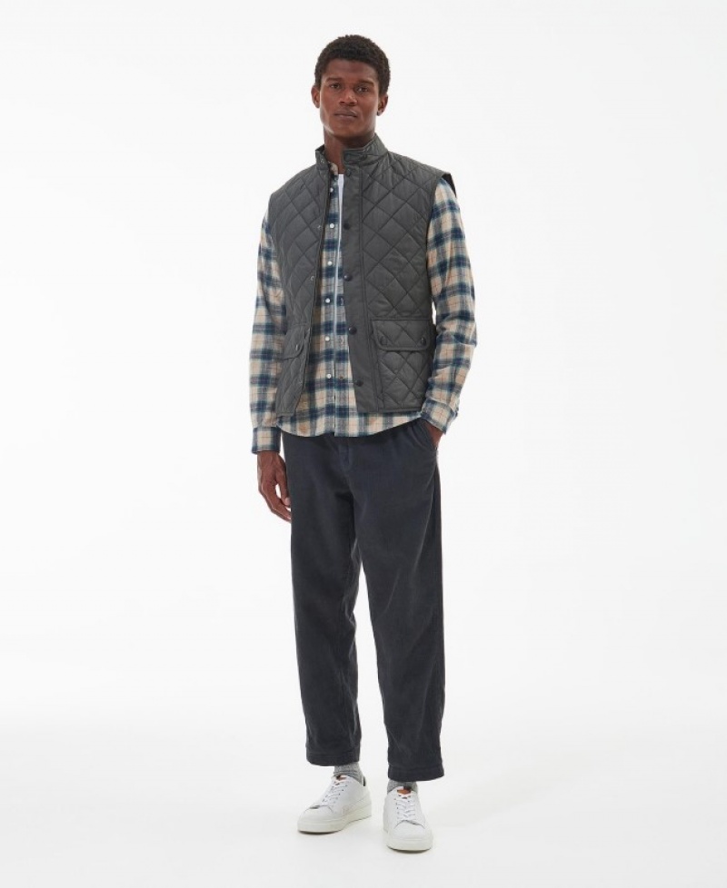 Barbour Lowerdale Gilet Gri | RYAY8052