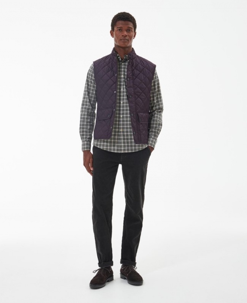 Barbour Lowerdale Gilet Violet | MGVH9615