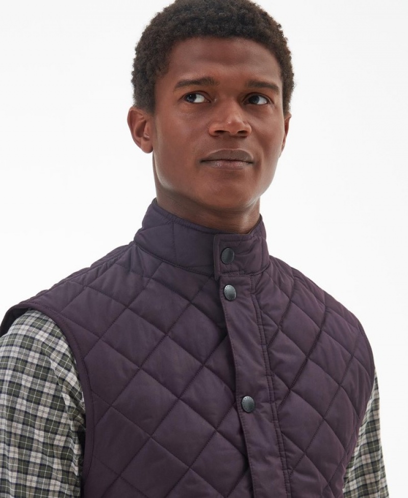 Barbour Lowerdale Gilet Violet | MGVH9615