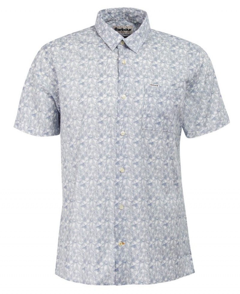 Barbour Lowick Regular Summer Albi Albastri | JXAF2500