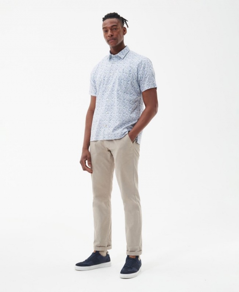 Barbour Lowick Regular Summer Albi Albastri | JXAF2500