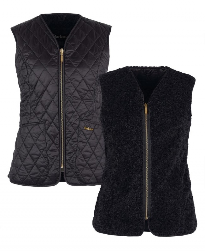 Barbour Markenfield Liner Waistcoat Negrii | TGOB0951