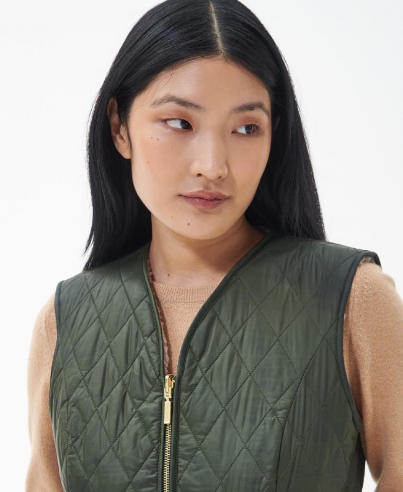 Barbour Markenfield Liner Waistcoat Verzi | POUI8883