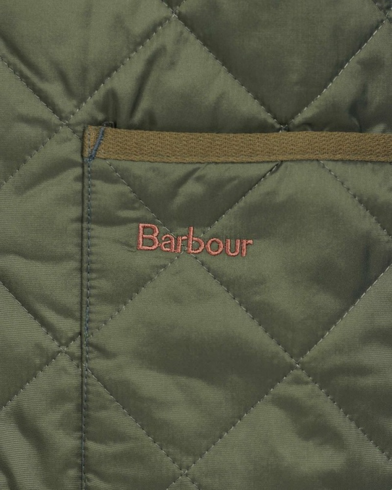 Barbour Matlasat Zip-In Liner Waistcoat Masline Verzi | VFXW7383
