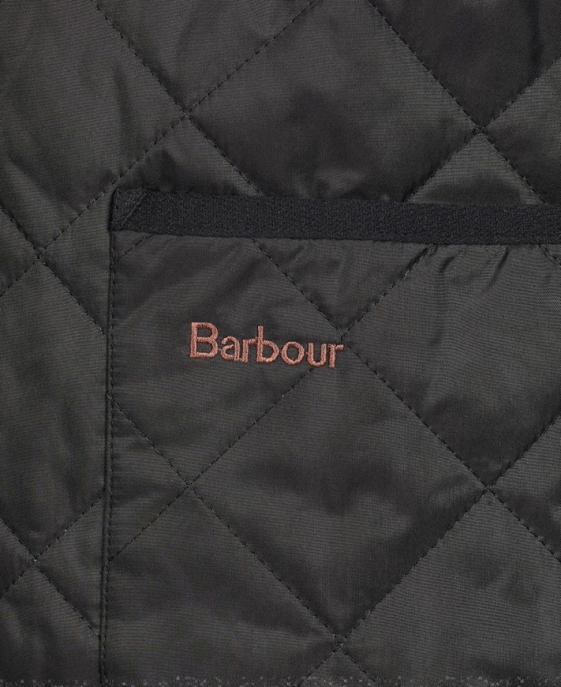 Barbour Matlasat Zip-In Liner Waistcoat Negrii | QQEF2620