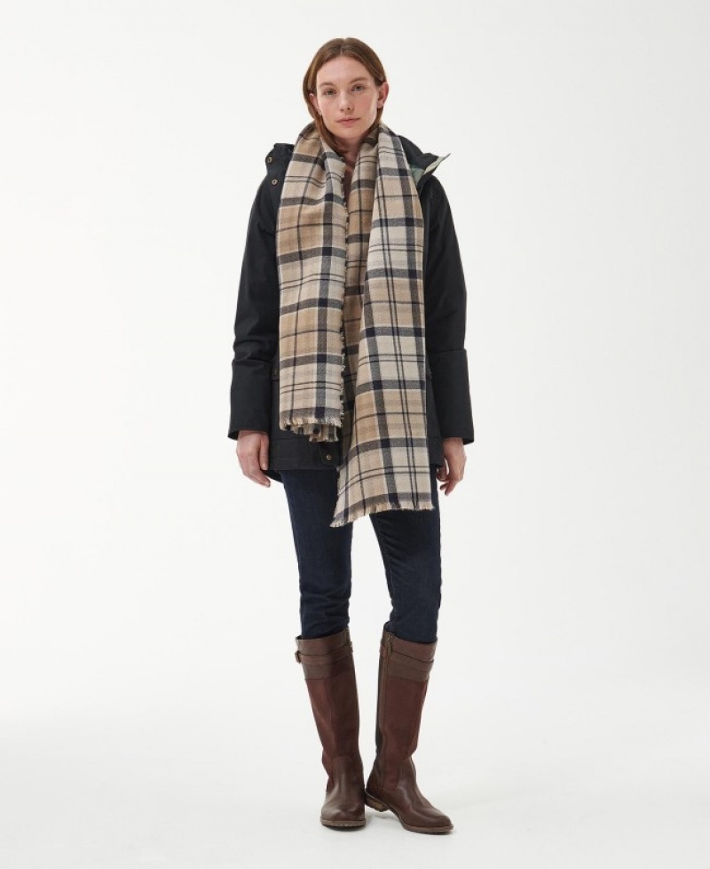 Barbour Montieth Reversible Tartan Bej | YMIJ6690