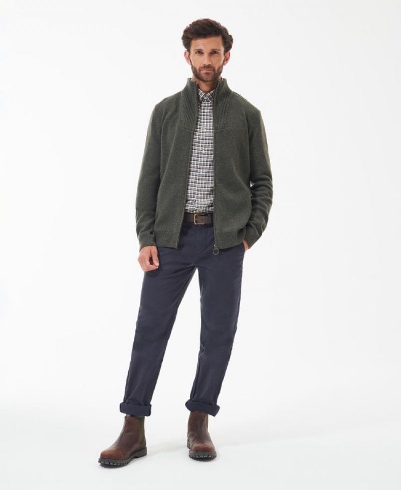 Barbour Nelson Essential Full-Zip Verzi | VDAZ1013