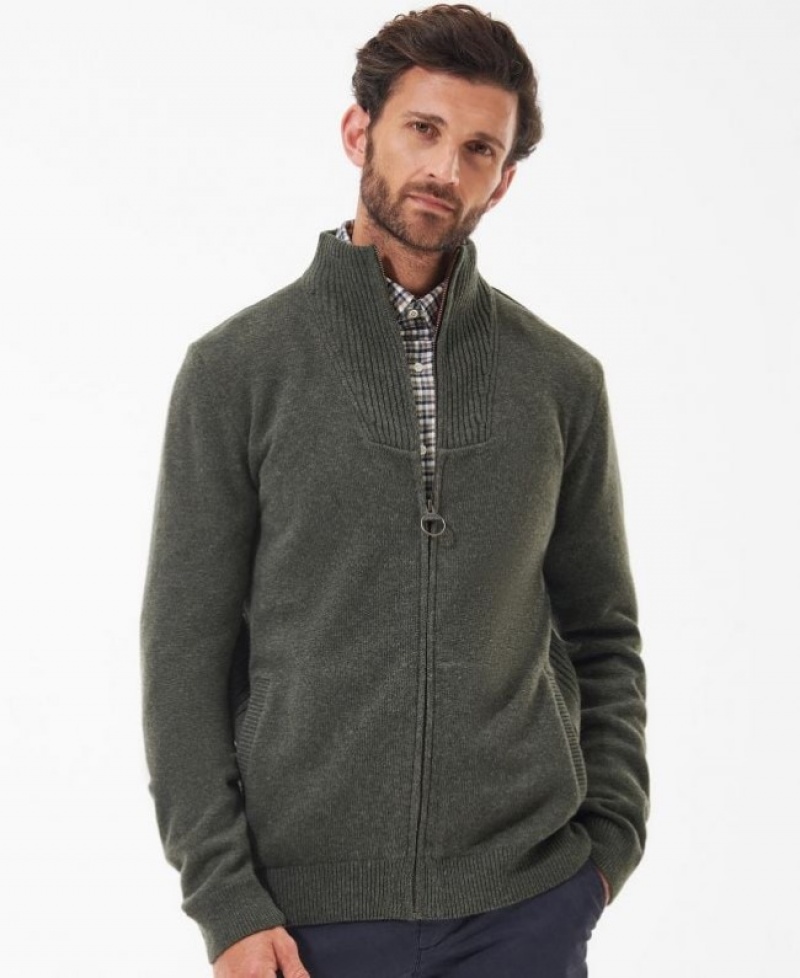 Barbour Nelson Essential Full-Zip Verzi | VDAZ1013