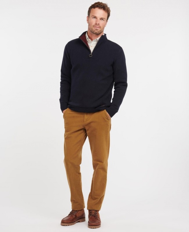 Barbour Nelson Essential Half Zip Bleumarin | NAXB1559