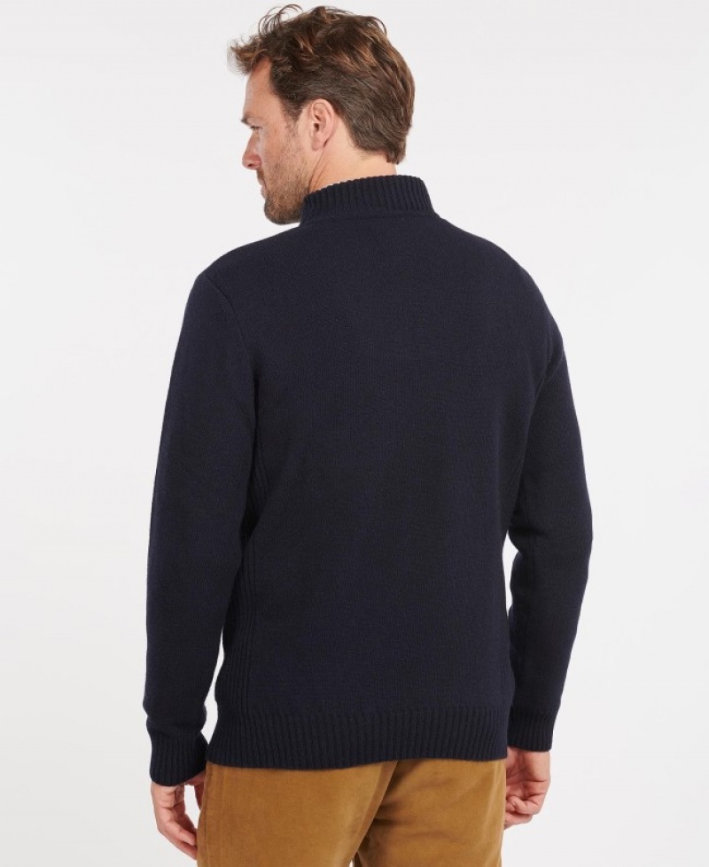Barbour Nelson Essential Half Zip Bleumarin | NAXB1559