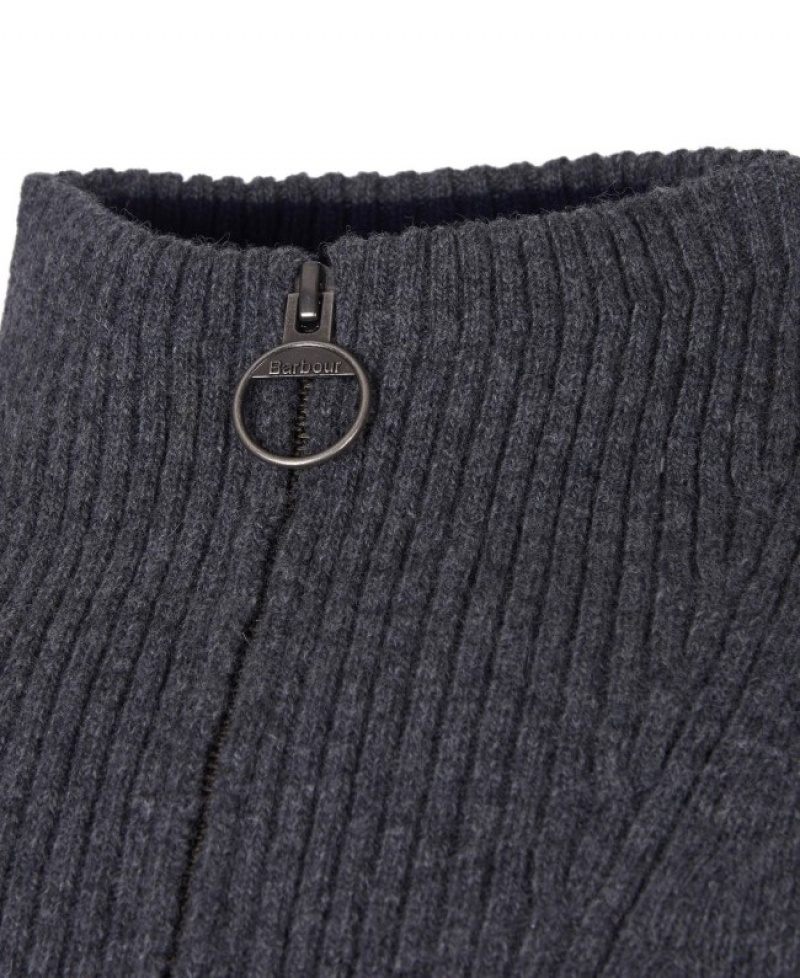 Barbour Nelson Essential Half Zip Gri | KSUO7624