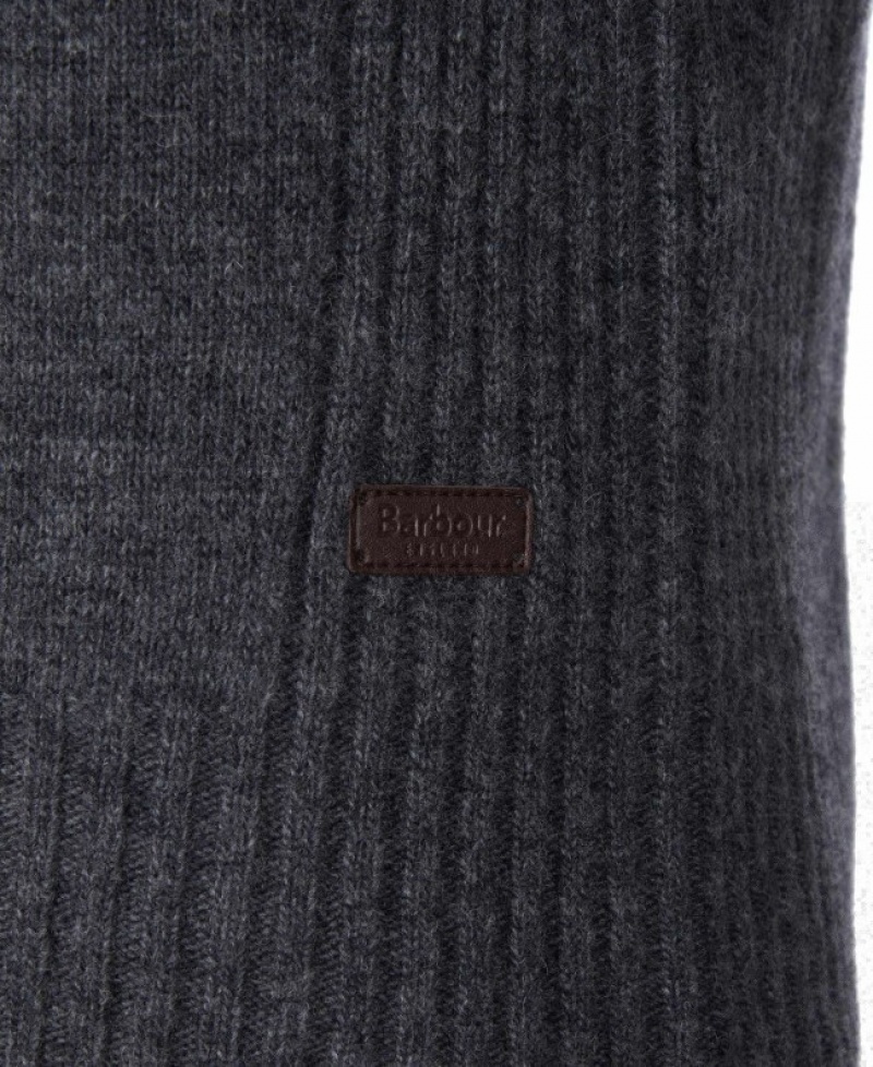 Barbour Nelson Essential Half Zip Gri | KSUO7624